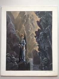 La Planche Originale au Format entier de 32,5 X 40 Cm . La Planche Originale au Format entier de 32,5 X 40 Cm .