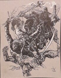 David Bulle - Solomon Kane - Original Illustration