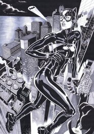 Paco Diaz - Catwoman par Diaz - Original Illustration