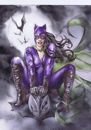 Stephanie Lavaud - Catwoman par Lavaud - Original Illustration