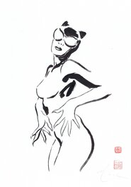 David W. Mack - Catwoman par Mack - Illustration originale