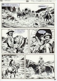 Maurizio Dotti - Tex n°662 - Carovana di audaciti planche 40 (Bonelli) - Planche originale