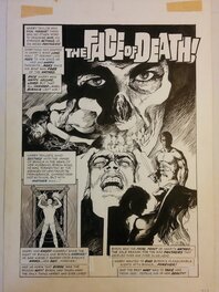 Ramón Torrents - Ramón Torrents, Face of Death splash page (Vampirella #40) - Comic Strip