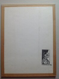 Le Verso de La Couverture au Format entier de 29,5 X 40 Cm avec Tampon de Nicollet .
