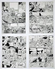 Yves Chaland - La comète de Carthage - celluloïds - Original art