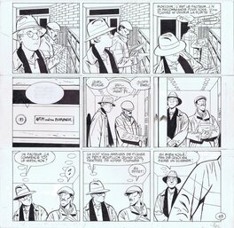 Alain Dodier - Jerome K Jerome Bloks 27 Namaak, alternatieve niet gebruikte 3/4 pagina - Comic Strip