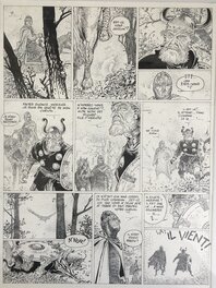 Hermann - Sigurd - Les Tours de Bois-Maury - Planche originale