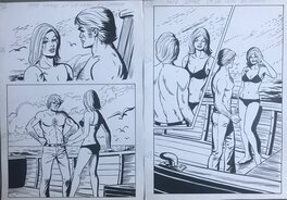 Vicente Farrés - Face d'Ange et la peau du dragon p 257 & 258 - Comic Strip