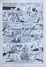 Juan Martínez Osete - Sylvia gladiatrice dans Vick n° 23 pl 46 - Planche originale