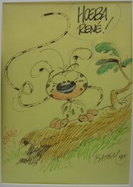 Batem - Marsupilami - Illustration originale