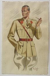 Edgar Pierre Jacobs - Soldiers uniform design - Original Illustration