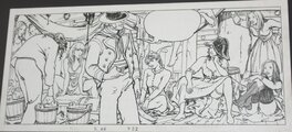 Milo Manara - El Gaucho strip - Planche originale