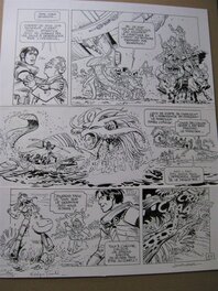 Jean-Claude Mézières - Valérian    T21    l' OuvreTemps - Planche originale