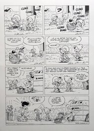 Jean Bastide - Boule et Bill - T.39 Y a d'la promenade dans l'air - gag n°1624 - Planche originale