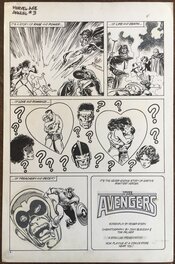 John Buscema - "marvel AGE" ANNUAL #3, - Planche originale