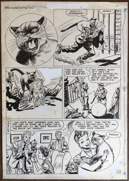 Lee Elias - Black Cat #8 "The Queen of the Cats" - Planche originale