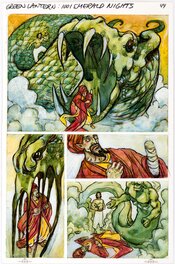 Rebecca Guay - Green Lantern: 1001 Emerald Nights Page 44 - Planche originale