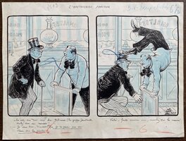 Gabriel Lion - L'apothicaire FARCEUR - Planche originale