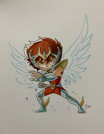 Vicente Cifuentes - Pegasus Seiya (Chevaliers du Zodiaque / Knights of the Zodiac) - Original Illustration