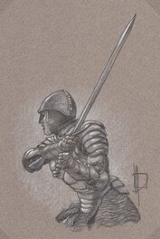 Miguelanxo Prado - Warrior - Original Illustration