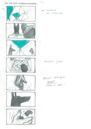 Enki Bilal - Storyboard - Immortel (ad vitam) - Original art