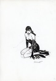 Philippe Berthet - PIN UP - Illustration originale