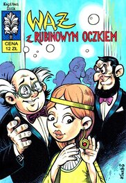 Slawomir Kiełbus - Captain Żbik - A snake with a ruby eye - Original Cover