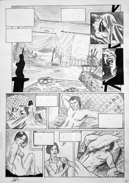 Andrea Mutti - Histoire d'une canaille / Arriverderci Amore p. 16 - Planche originale