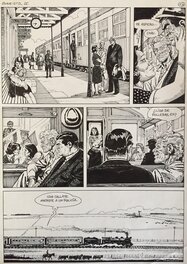 Planche originale - Solano Lopez, Evaristo IV, Loco Nieto, planche n°13, 1984.