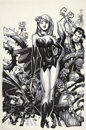 Chris Bachalo - Poison Ivy fanclub - Illustration originale