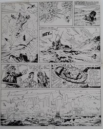 Film NB de la planche 4, servant de conducteur au coloriste Film NB de la planche 4, servant de conducteur au coloriste