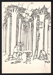 Yrrah - Praying - Original Illustration