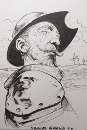 Manuel Garcia - Don Quijote - Illustration originale