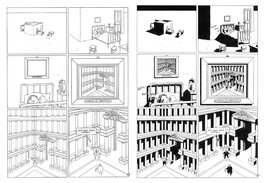 Marc-Antoine Mathieu - Julius Corentin Acquefacques - La Qu... - Tome 2 Planche 25 - Comic Strip
