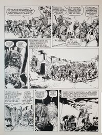 Planche originale Jugurtha n°7 La grande muraille p32