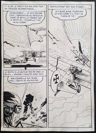 Ross Andru - L'as fantôme, Ghost Ace, planche remontée Artima - Planche originale