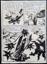 Ross Andru - L'as fantôme, Ghost Ace, planche remontée Artima - Planche originale