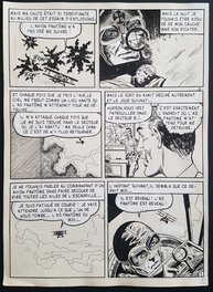 Ross Andru - L'as fantôme, Ghost Ace, planche remontée Artima - Comic Strip