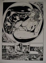 Raúlo Cáceres - Les Saintes Eaux - planche et  4° de couverture - Comic Strip