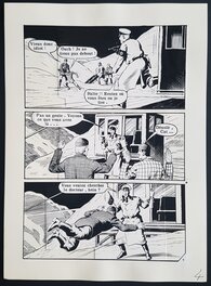 DC Thompson - Le grand saut, Cat Madden, planche remontée Artima - Planche originale