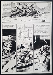 DC Thompson - Le seul survivant, Cat Madden, planche remontée Artima - Planche originale