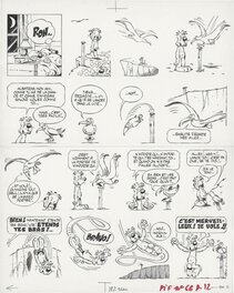 Gotlib - Gai luron et l'albatros - Planche originale