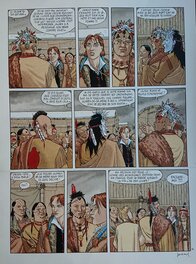 André Juillard - Plume aux Vents - Tome 3 - Planche originale