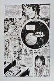 Jean-Claude Mézières - Valerian: Triomphe de la technique p 2 - Planche originale