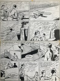 Planche originale - Michel et Thierry . Les otages du José Antonio