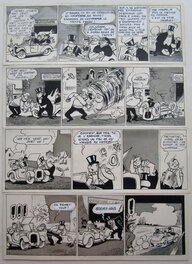 Marc Sleen - De zwarte voeten - Planche originale