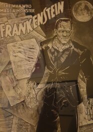 Julien Hoguenart - Frankenstein - Planche originale