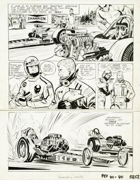 Albert Weinberg - Dragster - Planche originale