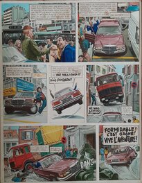 Peter Glay - Bd - Martin TORET et les routiers - Planche originale