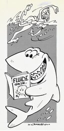 Coucho - Coucho - Fluide Glacial/Les Dents de la Mer (70's/80's) - Original Illustration